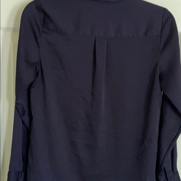 Blue button down blouse - Picture 3 of 3